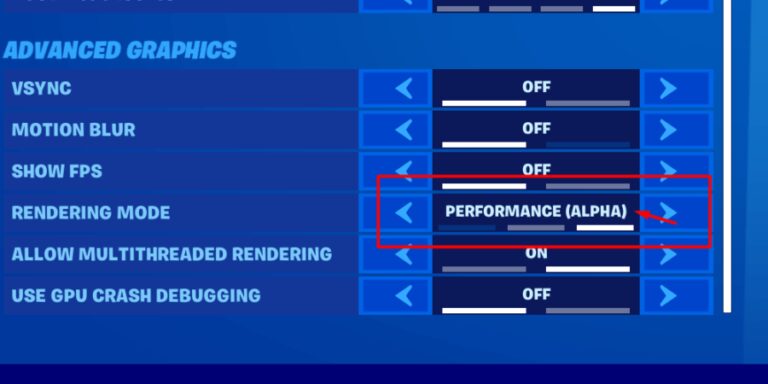 ️ Cómo activar el modo de rendimiento en Fortnite - Guías para juegos
